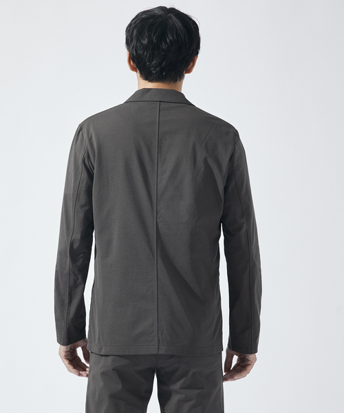 【セットアップ対応】メッシュスリットジャケット ABAHOUSE GRAY ジャケット テーラードジャケット 「Air Hole