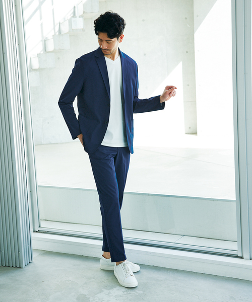 【セットアップ対応/接触冷感】ハイブリット リラックス ジャケット（テーラードジャケット）｜ABAHOUSE GRAY（アバハウスグレイ）