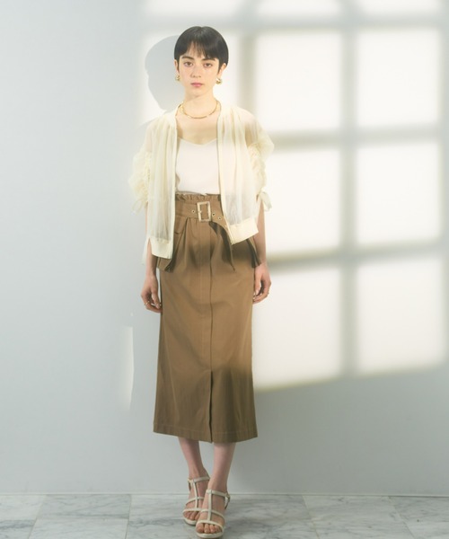 DRWCYS(ドロシーズ)の「2WAYベルトスカート 2way belt skirt(スカート・レディース・ブラウン/ブラック/ベージュ・FREE)」の5枚目の写真