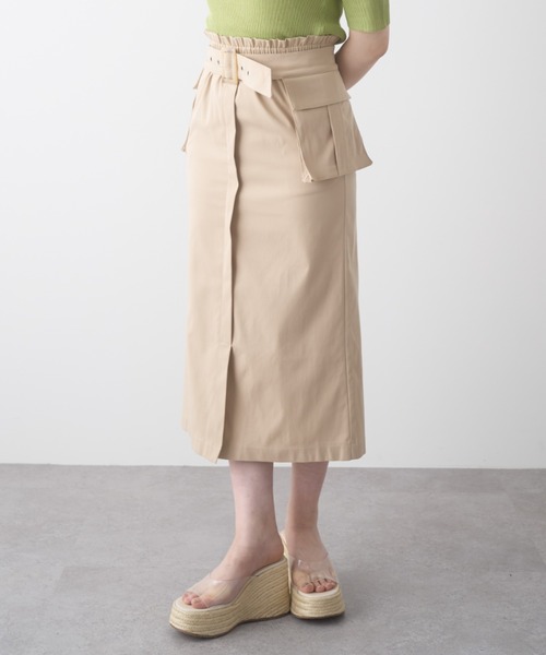 DRWCYS(ドロシーズ)の「2WAYベルトスカート 2way belt skirt(スカート・レディース・ブラウン/ブラック/ベージュ・FREE)」の8枚目の写真
