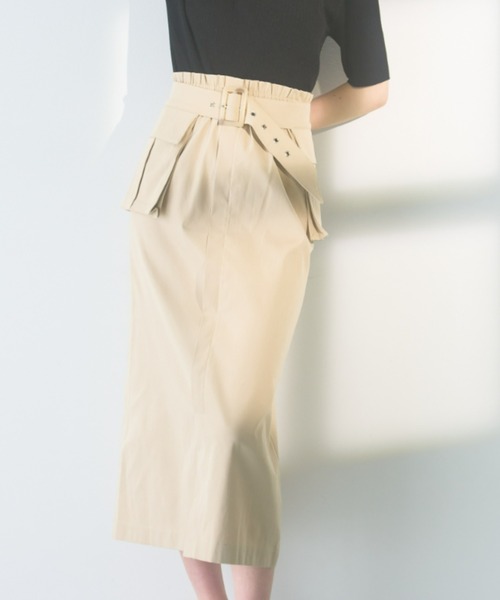 DRWCYS(ドロシーズ)の「2WAYベルトスカート 2way belt skirt(スカート・レディース・ブラウン/ブラック/ベージュ・FREE)」の11枚目の写真