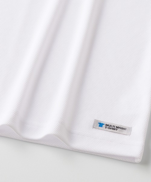 GUNZE（グンゼ）の「COOLMAGIC/クールマジック 胸ポケットに収納できるモバイルTシャツ クルーネック（Tシャツ/カットソー・メンズ・ホワイト/グレー/ブラック・X-LARGE/LARGE/MEDIUM）」の13枚目の写真