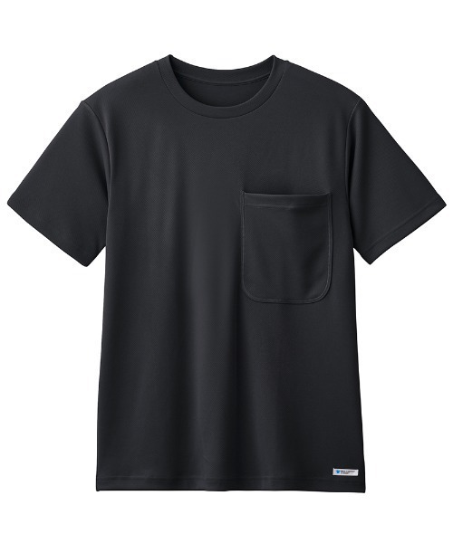 GUNZE（グンゼ）の「COOLMAGIC/クールマジック 胸ポケットに収納できるモバイルTシャツ クルーネック（Tシャツ/カットソー・メンズ・ホワイト/グレー/ブラック・X-LARGE/LARGE/MEDIUM）」の20枚目の写真