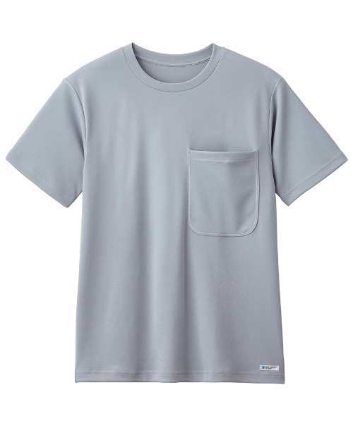 GUNZE（グンゼ）の「COOLMAGIC/クールマジック 胸ポケットに収納できるモバイルTシャツ クルーネック（Tシャツ/カットソー・メンズ・ホワイト/グレー/ブラック・X-LARGE/LARGE/MEDIUM）」の22枚目の写真