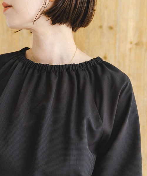 F by ROSSO（エフバイロッソ）の「F by ROSSO　UVCUTショートコンビネゾン（サロペット/オーバーオール・レディース・ブラック/ライトベージュ・FREE）」の12枚目の写真