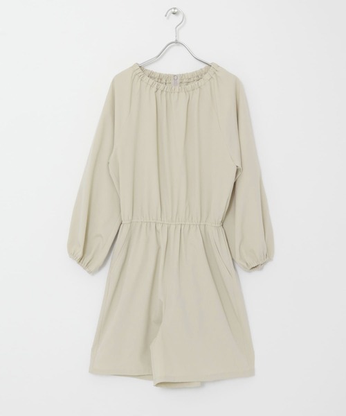 F by ROSSO（エフバイロッソ）の「F by ROSSO　UVCUTショートコンビネゾン（サロペット/オーバーオール・レディース・ブラック/ライトベージュ・FREE）」の16枚目の写真