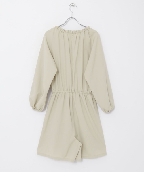 F by ROSSO（エフバイロッソ）の「F by ROSSO　UVCUTショートコンビネゾン（サロペット/オーバーオール・レディース・ブラック/ライトベージュ・FREE）」の17枚目の写真