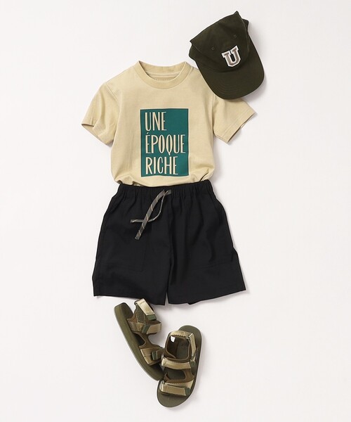 THE SHOP TK (ザ ショップ ティーケー )の「◆【110-150】ママリンク プリントロゴTシャツ(Tシャツ/カットソー・キッズ・オフホワイト/ブラック/ベージュ/ネイビー・11/12/13/14/15 )」の3枚目の写真