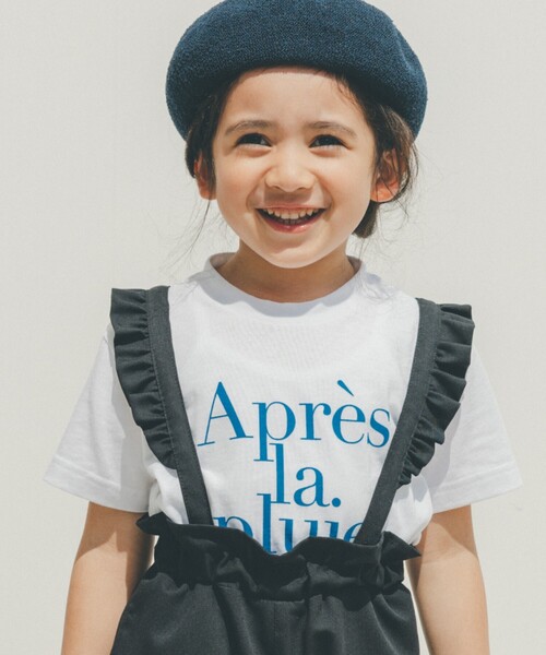 THE SHOP TK (ザ ショップ ティーケー )の「◆【110-150】ママリンク プリントロゴTシャツ(Tシャツ/カットソー・キッズ・オフホワイト/ブラック/ベージュ/ネイビー・11/12/13/14/15 )」の2枚目の写真