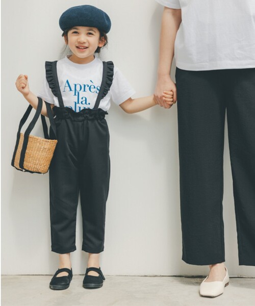 THE SHOP TK (ザ ショップ ティーケー )の「◆【110-150】ママリンク プリントロゴTシャツ(Tシャツ/カットソー・キッズ・オフホワイト/ブラック/ベージュ/ネイビー・11/12/13/14/15 )」の6枚目の写真