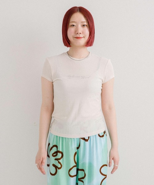 Paloma Wool（パロマウール）の「paloma wool　SPIRIT（Tシャツ/カットソー・レディース・オフホワイト・MEDIUM）」の6枚目の写真