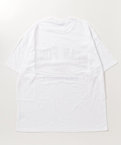 Figments(フィグメンツ)の「STANFORDオーバーTシャツ(Tシャツ/カットソー・レディース・ホワイト/ブラック・FREE)」の10枚目の写真