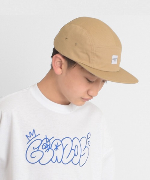 GLAZOS（グラソス）の「リップストップ・ジェットキャップ（キャップ・キッズ・カーキ/ブラック/ベージュ/ネイビー・フリー）」の3枚目の写真