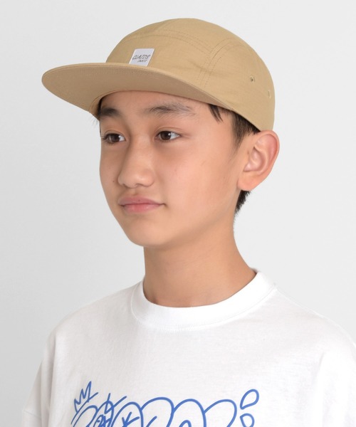 GLAZOS（グラソス）の「リップストップ・ジェットキャップ（キャップ・キッズ・カーキ/ブラック/ベージュ/ネイビー・フリー）」の7枚目の写真