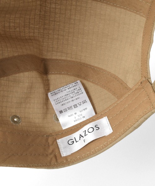 GLAZOS（グラソス）の「リップストップ・ジェットキャップ（キャップ・キッズ・カーキ/ブラック/ベージュ/ネイビー・フリー）」の13枚目の写真