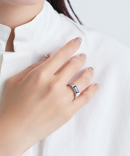 MARIA BLACK（マリアブラック）の「MARIA BLACK/マリアブラック Harald Ring リング 指輪 シルバー（リング・レディース・ブルー/グリーン・14号/12号）」の16枚目の写真