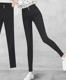 DiamondHearts（ダイヤモンドハーツ）の「ウエストゴムフロントボタン3極細ストレッチ細見えスキニー（その他パンツ）」