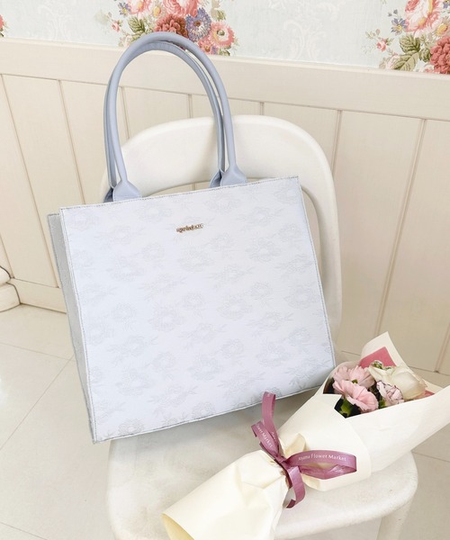 ■S'AIME■泡泡花Duo手提包 バブルフラワートートバッグ/送料込 □S'AIME□泡泡花Duo手提包 バブルフラワートートバッグ/送料込