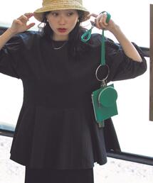 coen | 【WEB限定】ペプラムボリュームスリーブブラウス(シャツ/ブラウス)