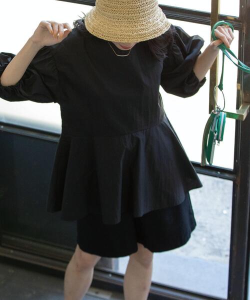 coen（コーエン）の「ペプラムボリュームスリーブブラウス（シャツ/ブラウス・レディース・ホワイト/ブラック/イエロー・M/L）」の11枚目の写真