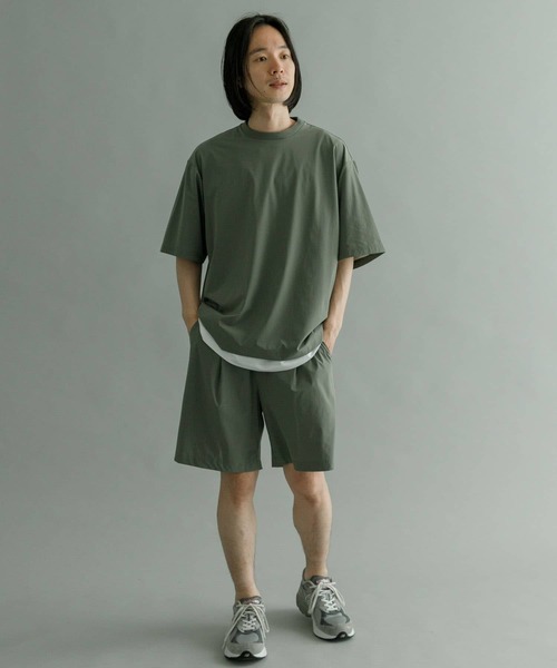 URBAN RESEARCH(アーバンリサーチ)の「『UR TECH MoLight』『撥水/UVカット』SHORTS(その他パンツ・メンズ・チャコールグレー/カーキ/ブラック/ネイビー・LARGE/MEDIUM)」の7枚目の写真