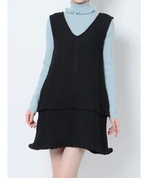 merry jenny | ツイードミニジャンスカ(ジャンパースカート)