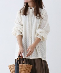 着こなし華やか総刺繍レース 長袖