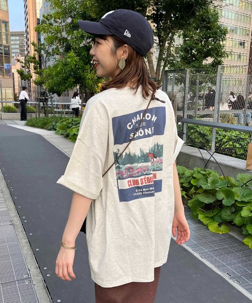 DISCOAT（ディスコート）の「【WEB限定】スーベニアアソートバックプリントTシャツ《ユニセックス》（Tシャツ/カットソー・レディース・ネイビー/レッド/オレンジ・FREE）」の11枚目の写真