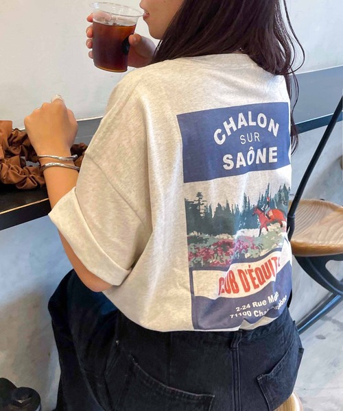 DISCOAT（ディスコート）の「【WEB限定】スーベニアアソートバックプリントTシャツ《ユニセックス》（Tシャツ/カットソー・レディース・ネイビー/レッド/オレンジ・FREE）」の20枚目の写真