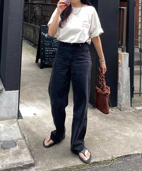 DISCOAT（ディスコート）の「【WEB限定】スーベニアアソートバックプリントTシャツ《ユニセックス》（Tシャツ/カットソー・レディース・ネイビー/レッド/オレンジ・FREE）」の8枚目の写真