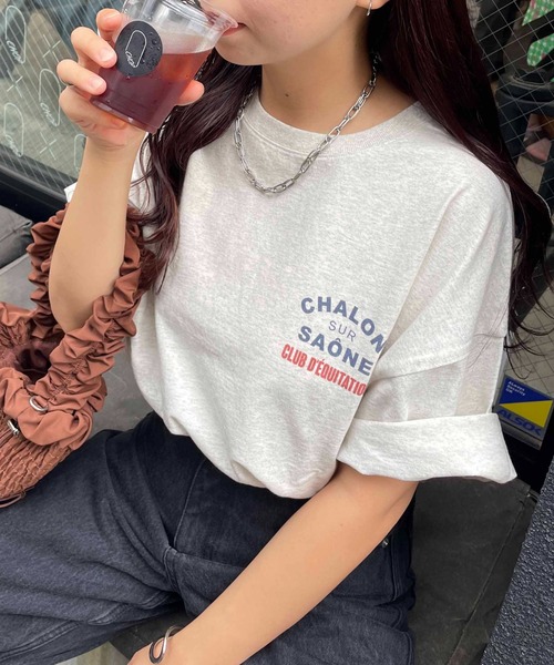 DISCOAT（ディスコート）の「【WEB限定】スーベニアアソートバックプリントTシャツ《ユニセックス》（Tシャツ/カットソー・レディース・ネイビー/レッド/オレンジ・FREE）」の16枚目の写真