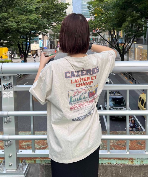 DISCOAT（ディスコート）の「【WEB限定】スーベニアアソートバックプリントTシャツ《ユニセックス》（Tシャツ/カットソー・レディース・ネイビー/レッド/オレンジ・FREE）」の14枚目の写真