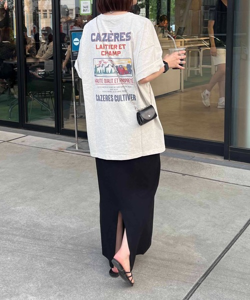 DISCOAT（ディスコート）の「【WEB限定】スーベニアアソートバックプリントTシャツ《ユニセックス》（Tシャツ/カットソー・レディース・ネイビー/レッド/オレンジ・FREE）」の10枚目の写真