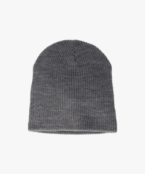 milsa(ミルサ)の「【EC限定】milsa ニットビーニー(リブ編みニット帽)(ニットキャップ/ビーニー・レディース・ブラック/グレー/ライトブルー/ライトパープル/ホワイト・57~59cm)」の3枚目の写真