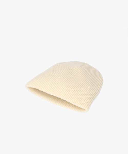 milsa(ミルサ)の「【EC限定】milsa ニットビーニー(リブ編みニット帽)(ニットキャップ/ビーニー・レディース・ブラック/グレー/ライトブルー/ライトパープル/ホワイト・57~59cm)」の8枚目の写真