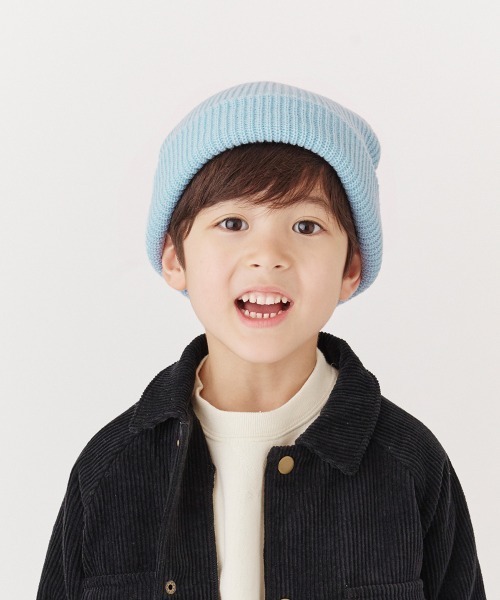 milsa(ミルサ)の「【EC限定】milsa ニットビーニー(リブ編みニット帽)(ニットキャップ/ビーニー・レディース・ブラック/グレー/ライトブルー/ライトパープル/ホワイト・57~59cm)」の6枚目の写真