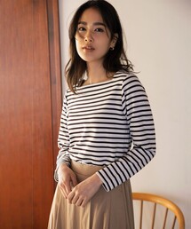 スクエアネックテール ロングＴシャツ