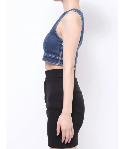 EVRIS（エヴリス）の「【10周年記念】デニムワンショルダートップス（キャミソール・レディース・ブルー・FREE）」の13枚目の写真