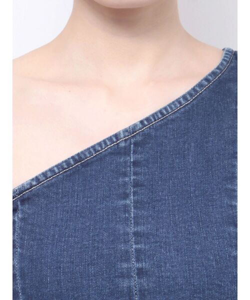 EVRIS（エヴリス）の「【10周年記念】デニムワンショルダートップス（キャミソール・レディース・ブルー・FREE）」の15枚目の写真