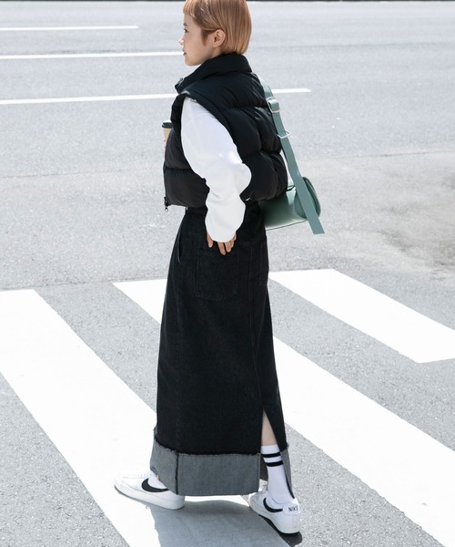 forksy.(フォルクシー)の「【forksy.】ロールアップデニムスカート(デニムスカート・レディース・インディゴブルー/ブラック/ブルー/サックスブルー系1/アイボリー・L/M)」の19枚目の写真