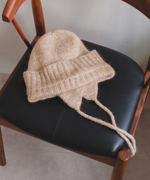 Kastane（カスタネ）の「イヤーニットCAP（キャップ・レディース・アイボリー/グレー/カーキ・FREE）」の13枚目の写真