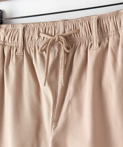 JEANS MATE（ジーンズメイト）の「【CLOTHES TRUCK】裏起毛　ストレッチ　テーパード　パンツ　イージーパンツ（その他パンツ・レディース・ベージュ/ブラック/カーキ・LARGE/MEDIUM）」の7枚目の写真