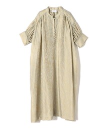 Arobe:ウェーブ シャイニー ジャカード ドレス