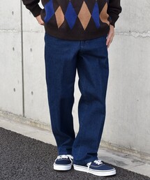 SHIPS any | SHIPS any: ワンタック ワイド ストレート デニム トラウザーズ◇(デニムパンツ)