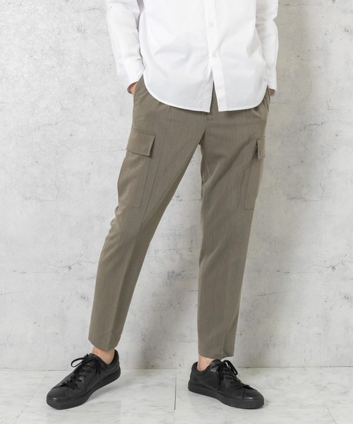 URBAN RESEARCH ROSSO MEN（アーバンリサーチロッソメン）の「『XLサイズあり』ハイパフォーマンスアーバンスリムカーゴパンツ（カーゴパンツ・メンズ・チャコールグレー/ネイビー/グレー/ブラック/グリーン系その他・LARGE/MEDIUM/SMALL/X-LARGE）」の7枚目の写真