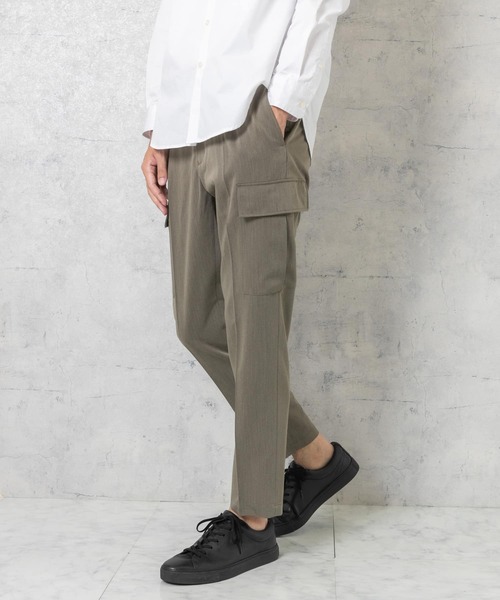 URBAN RESEARCH ROSSO MEN（アーバンリサーチロッソメン）の「『XLサイズあり』ハイパフォーマンスアーバンスリムカーゴパンツ（カーゴパンツ・メンズ・チャコールグレー/ネイビー/グレー/ブラック/グリーン系その他・LARGE/MEDIUM/SMALL/X-LARGE）」の8枚目の写真