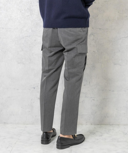 URBAN RESEARCH ROSSO MEN（アーバンリサーチロッソメン）の「『XLサイズあり』ハイパフォーマンスアーバンスリムカーゴパンツ（カーゴパンツ・メンズ・チャコールグレー/ネイビー/グレー/ブラック/グリーン系その他・LARGE/MEDIUM/SMALL/X-LARGE）」の14枚目の写真
