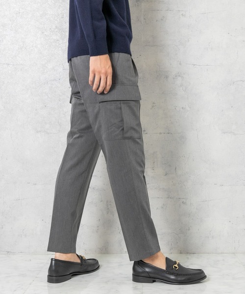 URBAN RESEARCH ROSSO MEN（アーバンリサーチロッソメン）の「『XLサイズあり』ハイパフォーマンスアーバンスリムカーゴパンツ（カーゴパンツ・メンズ・チャコールグレー/ネイビー/グレー/ブラック/グリーン系その他・LARGE/MEDIUM/SMALL/X-LARGE）」の15枚目の写真