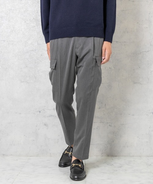 URBAN RESEARCH ROSSO MEN（アーバンリサーチロッソメン）の「『XLサイズあり』ハイパフォーマンスアーバンスリムカーゴパンツ（カーゴパンツ・メンズ・チャコールグレー/ネイビー/グレー/ブラック/グリーン系その他・LARGE/MEDIUM/SMALL/X-LARGE）」の16枚目の写真