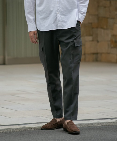 URBAN RESEARCH ROSSO MEN（アーバンリサーチロッソメン）の「『XLサイズあり』ハイパフォーマンスアーバンスリムカーゴパンツ（カーゴパンツ・メンズ・チャコールグレー/ネイビー/グレー/ブラック/グリーン系その他・LARGE/MEDIUM/SMALL/X-LARGE）」の19枚目の写真